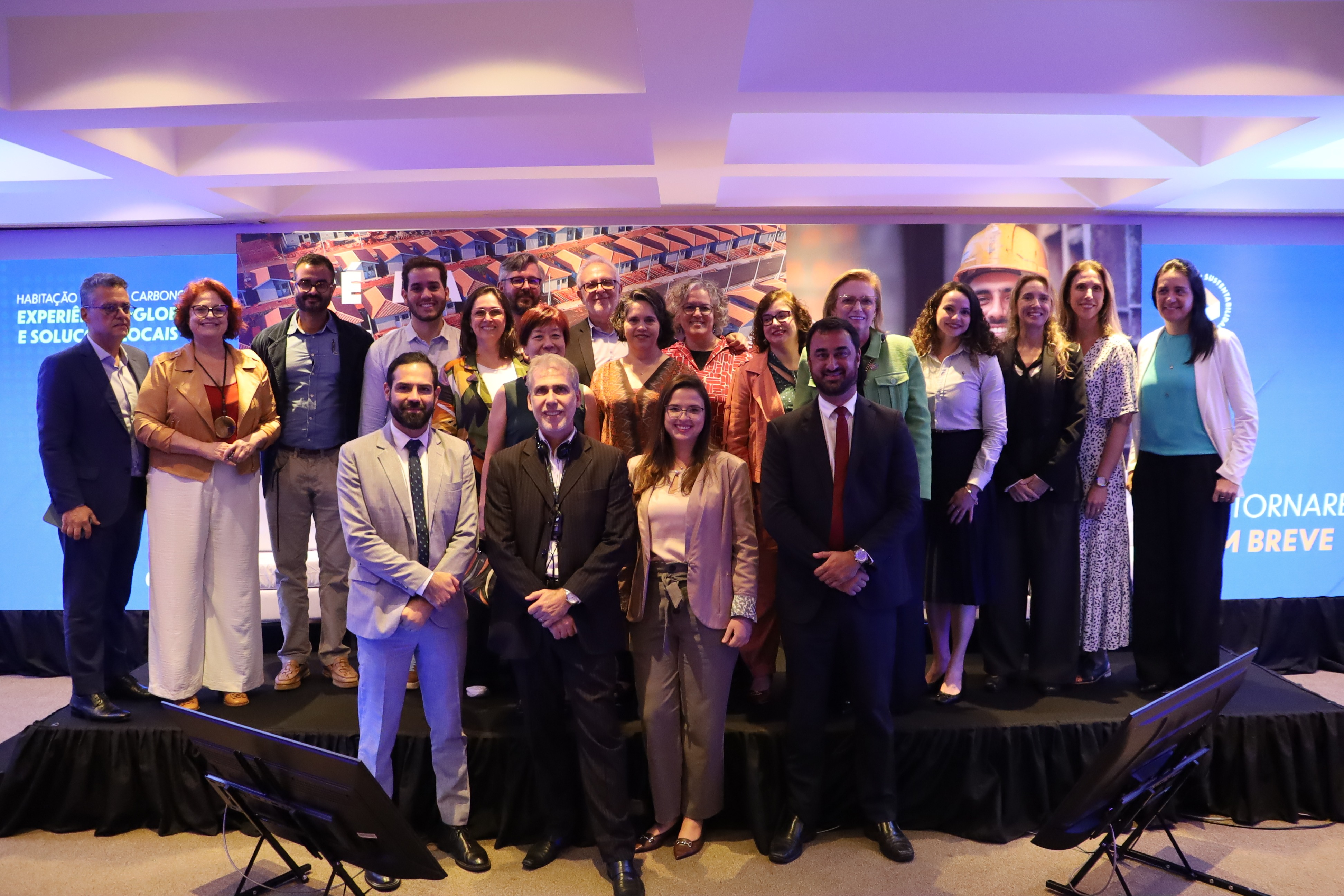 Representantes do evento